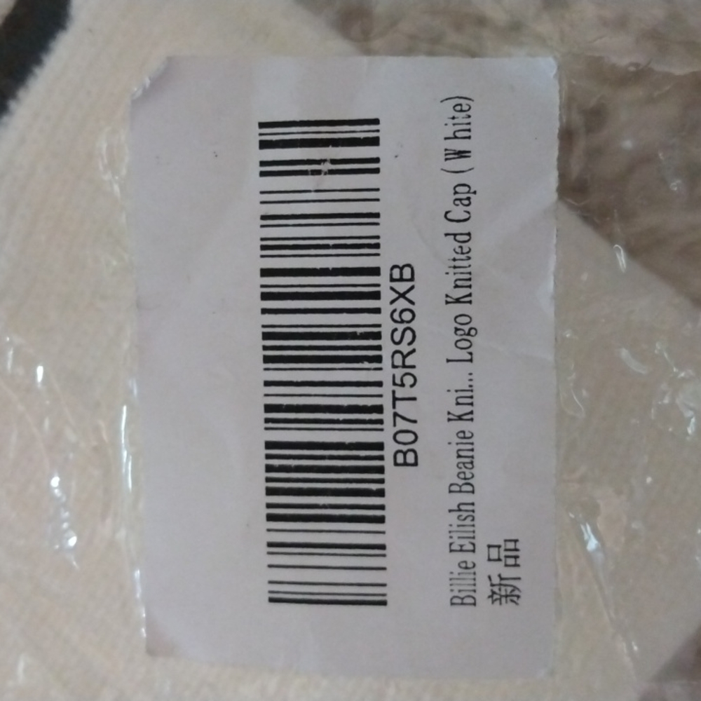 Billie English Beanie Logo Knitted Cap. - Picture 3 of 4